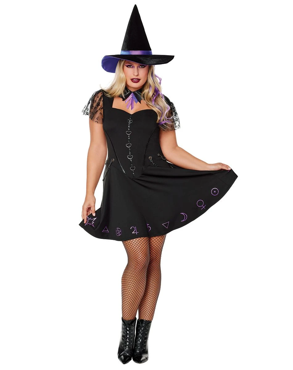 Spirit Halloween Adult Black Magic Witch Costume 1 Spirit Halloween Adult Black Magic Witch Costume