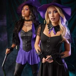Spirit Halloween Adult Black Magic Witch Costume 5 Spirit Halloween Adult Black Magic Witch Costume -Cheap Trick Or Treat Hub Store 01560739 c