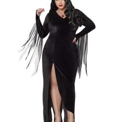 Spirit Halloween Adult Morticia Addams Costume - The Addams Family -Cheap Trick Or Treat Hub Store 01560846 a