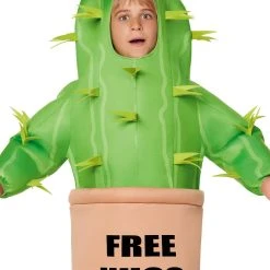 Spirit Halloween Kids Free Hugs Cactus Costume -Cheap Trick Or Treat Hub Store 01561000 c