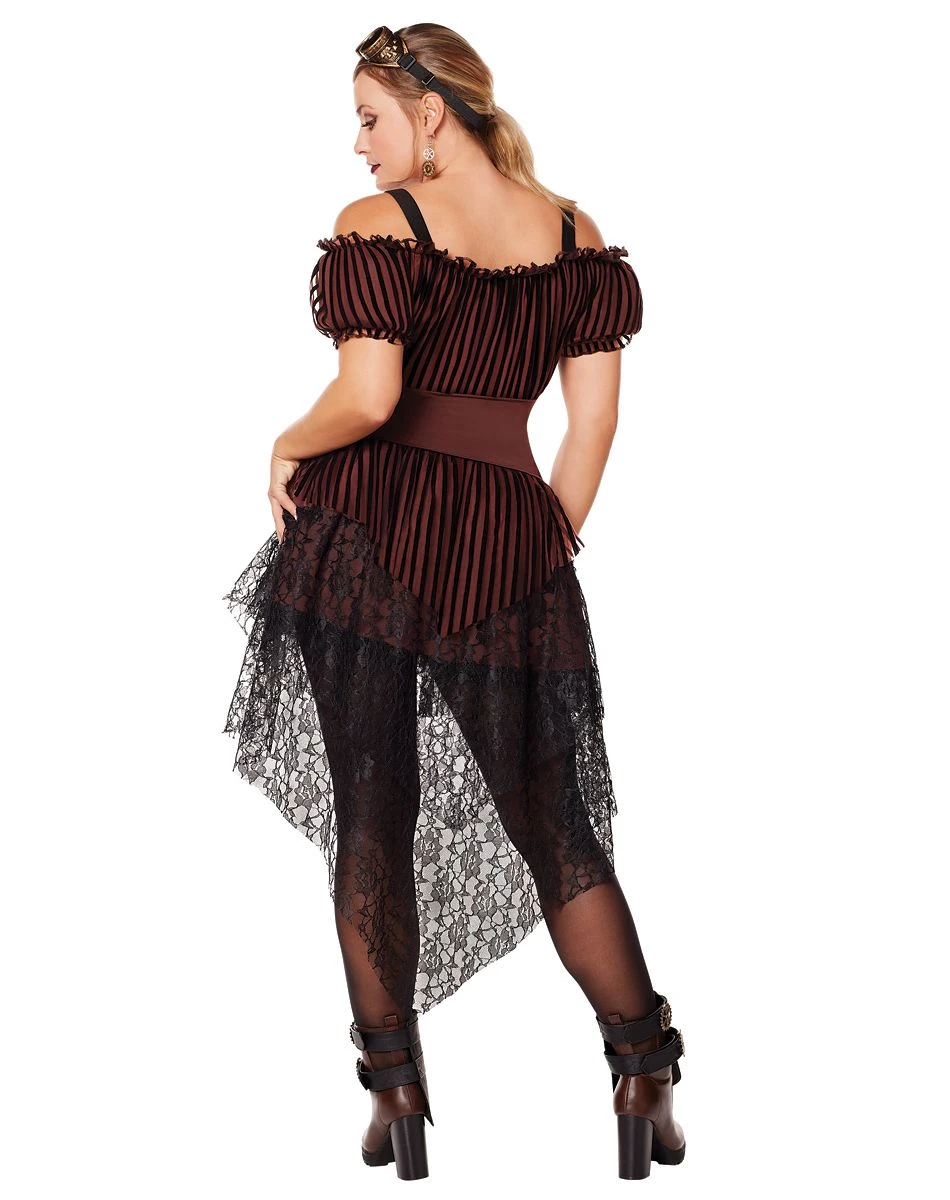 Spirit Halloween Adult Queen of Steampunk Plus Size Costume 2 Spirit Halloween Adult Queen of Steampunk Plus Size Costume - Image 2