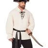 Spirit Halloween Pirate Shirt and Belt Plus Size Costume Kit
