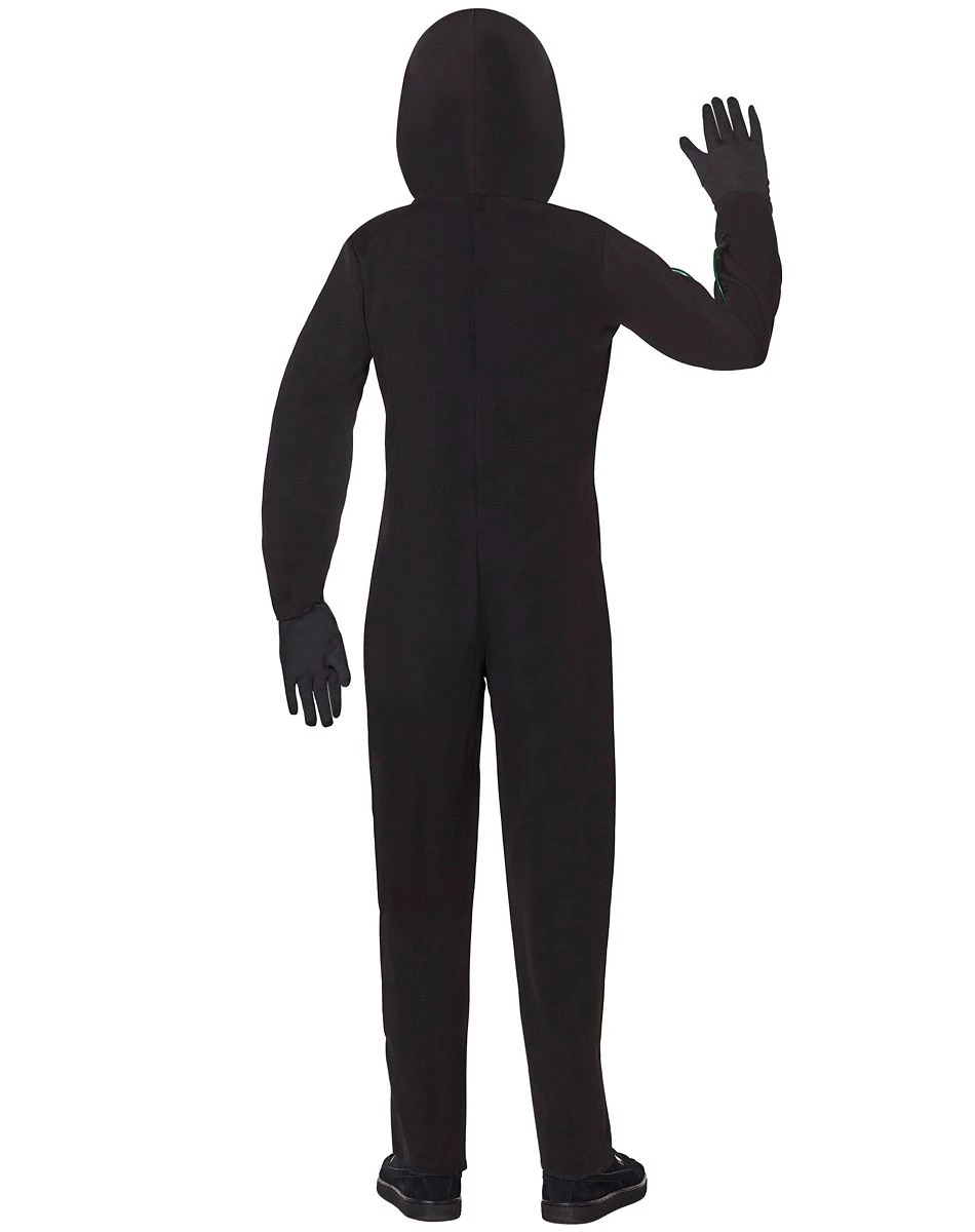 Spirit Halloween Kids Light-Up EL Wire Green Stick Figure Costume 2 Spirit Halloween Kids Light-Up EL Wire Green Stick Figure Costume - Image 2