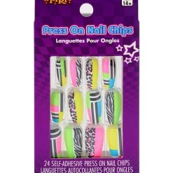 Spirit Halloween '80s Press On Nails -Cheap Trick Or Treat Hub Store 01564392 c