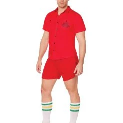 Spirit Halloween Adult Camp Crystal Lake Button Down Shirt - Friday the 13th 5 Spirit Halloween Adult Camp Crystal Lake Button Down Shirt - Friday the 13th -Cheap Trick Or Treat Hub Store 01565647 c