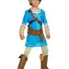 Spirit Halloween Kids Link Costume Deluxe - The Legend of Zelda: Breath of the Wild