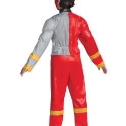 Spirit Halloween Kids Red Ranger Muscle Costume - Power Rangers Dino Fury -Cheap Trick Or Treat Hub Store 01566587 b