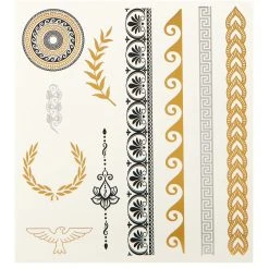 Spirit Halloween Roman Hand and Body Tattoos -Cheap Trick Or Treat Hub Store 01567072 c