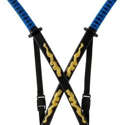 Spirit Halloween Kids Blue Ninja Swords with Harness