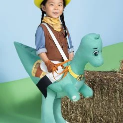 Spirit Halloween Toddler Clover Ride-Along Costume - Dino Ranch