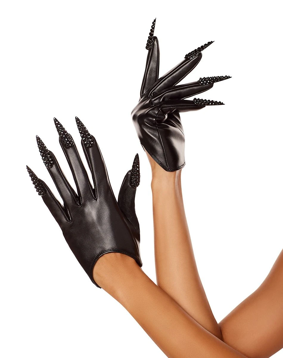Spirit Halloween Pleather Cat Claw Gloves 1 Spirit Halloween Pleather Cat Claw Gloves