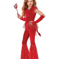 Spirit Halloween Kids Devil Jumpsuit Costume