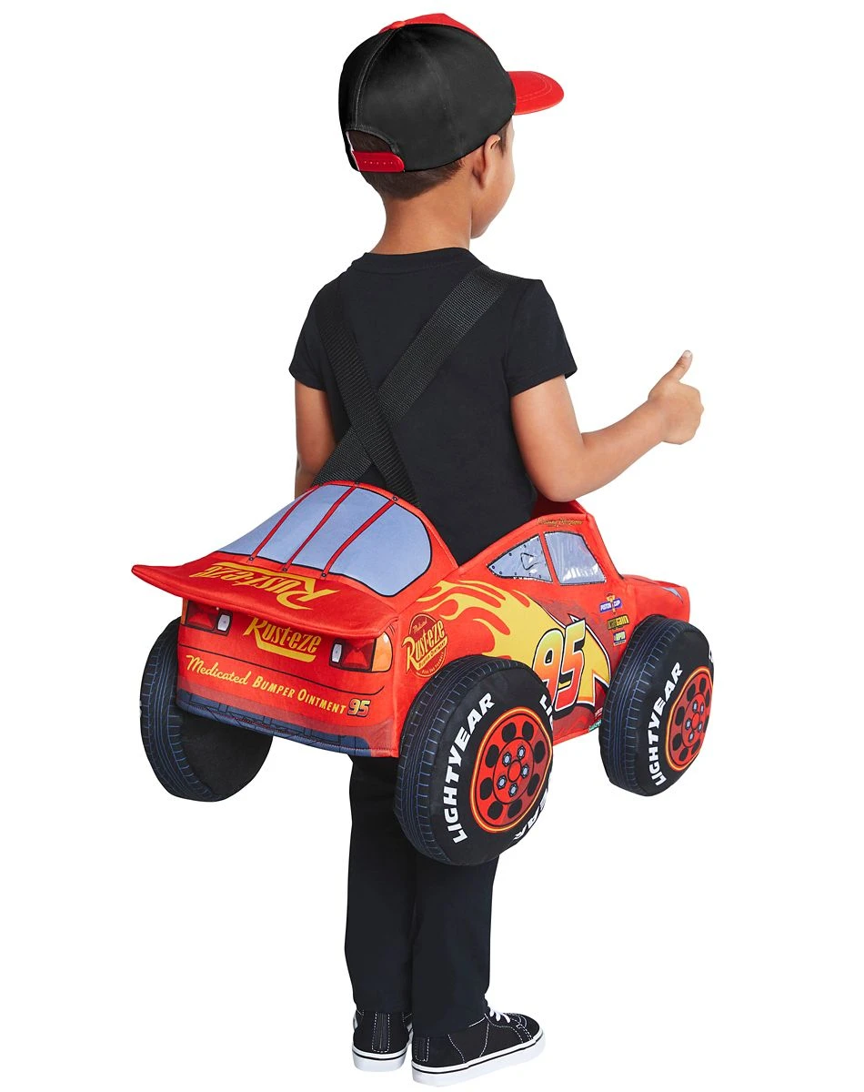 Spirit Halloween Toddler Lightning McQueen Ride-Along Costume - Cars 2 Spirit Halloween Toddler Lightning McQueen Ride-Along Costume - Cars - Image 2