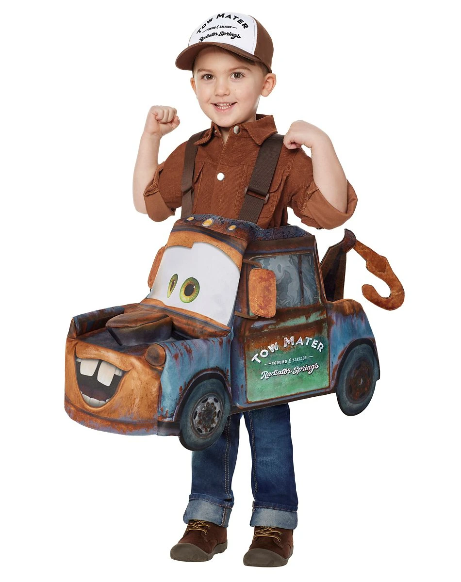 Spirit Halloween Toddler Mater Ride-Along Costume - Cars 1 Spirit Halloween Toddler Mater Ride-Along Costume - Cars