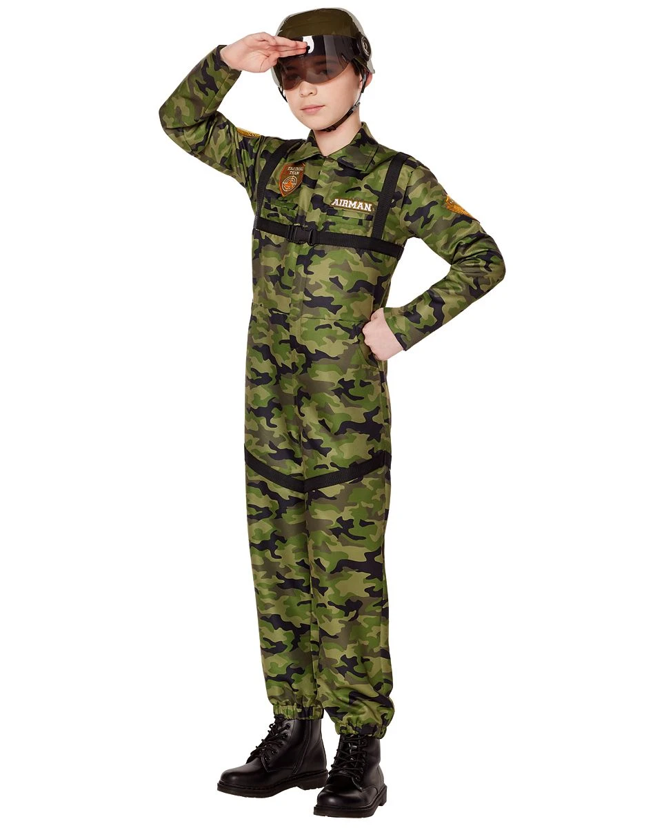Spirit Halloween Kids Airborne Pilot Costume 1 Spirit Halloween Kids Airborne Pilot Costume