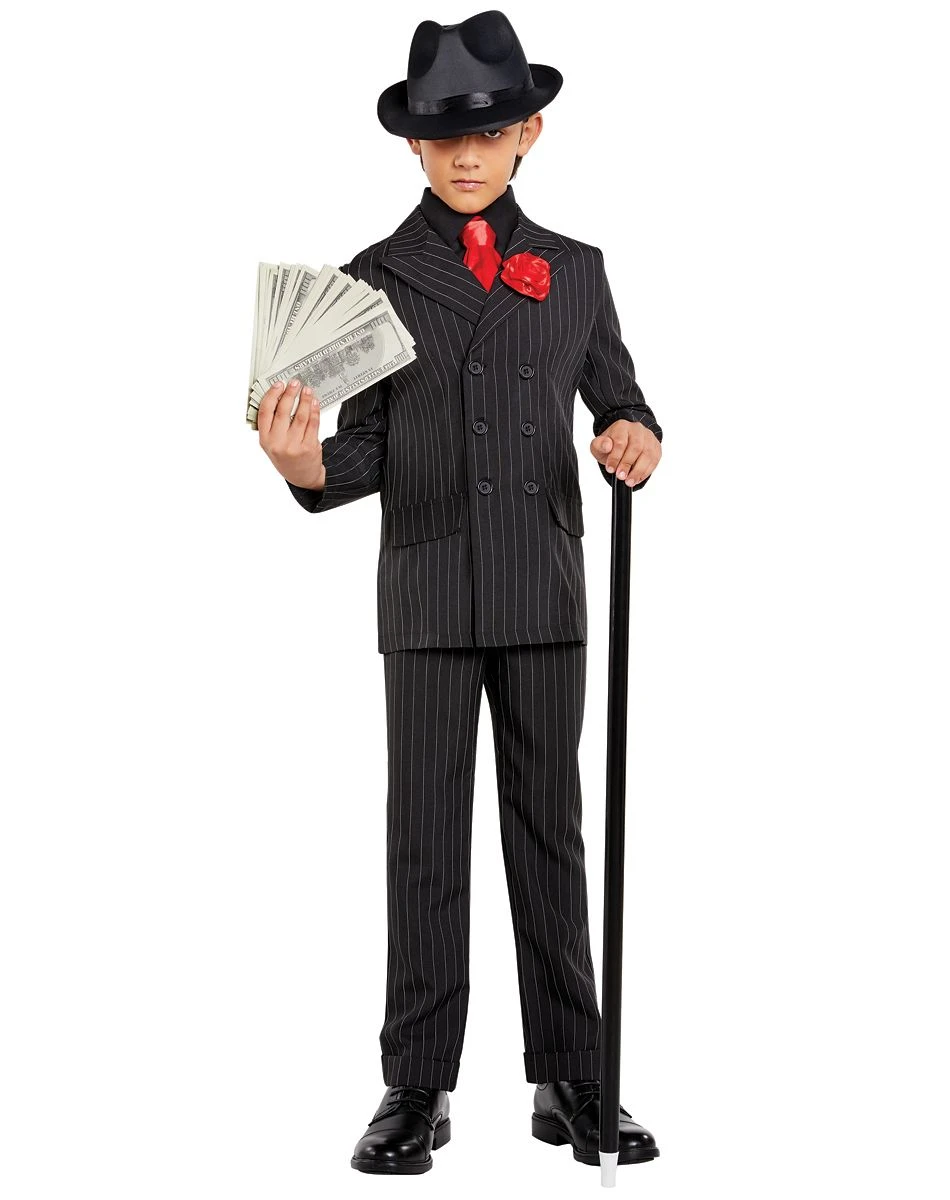 Spirit Halloween Kids Gangster Suit Costume 1 Spirit Halloween Kids Gangster Suit Costume