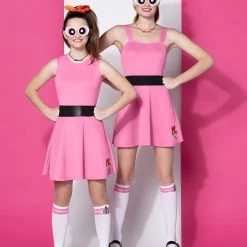 Spirit Halloween Adult Blossom Costume - The Powerpuff Girls 5 Spirit Halloween Adult Blossom Costume - The Powerpuff Girls -Cheap Trick Or Treat Hub Store 01572460 c