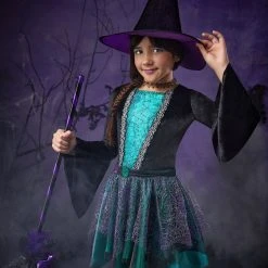 Spirit Halloween Kids Enchantress Witch Costume -Cheap Trick Or Treat Hub Store 01572734 c