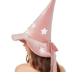 Spirit Halloween Pink Celestial Witch Hat -Cheap Trick Or Treat Hub Store 01572957 b