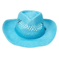 Spirit Halloween Blue Straw Cowboy Hat -Cheap Trick Or Treat Hub Store 01573013 d