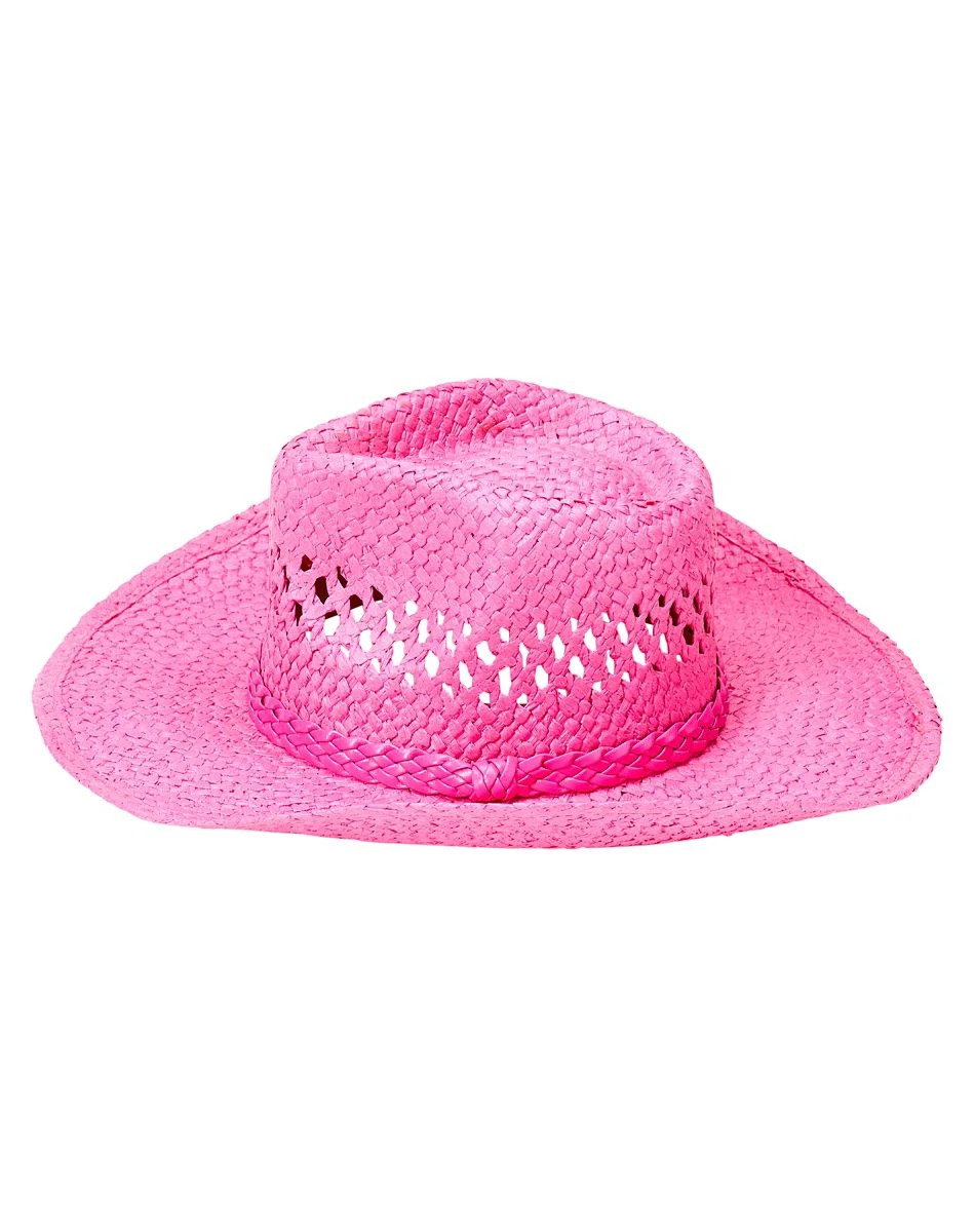 Spirit Halloween Pink Straw Cowboy Hat 4 Spirit Halloween Pink Straw Cowboy Hat - Image 4