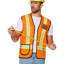 Spirit Halloween Funny Construction Worker Costume Kit