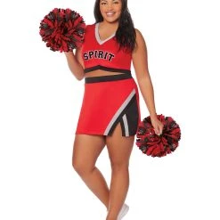 Spirit Halloween Adult Cheerleader Plus Size Costume