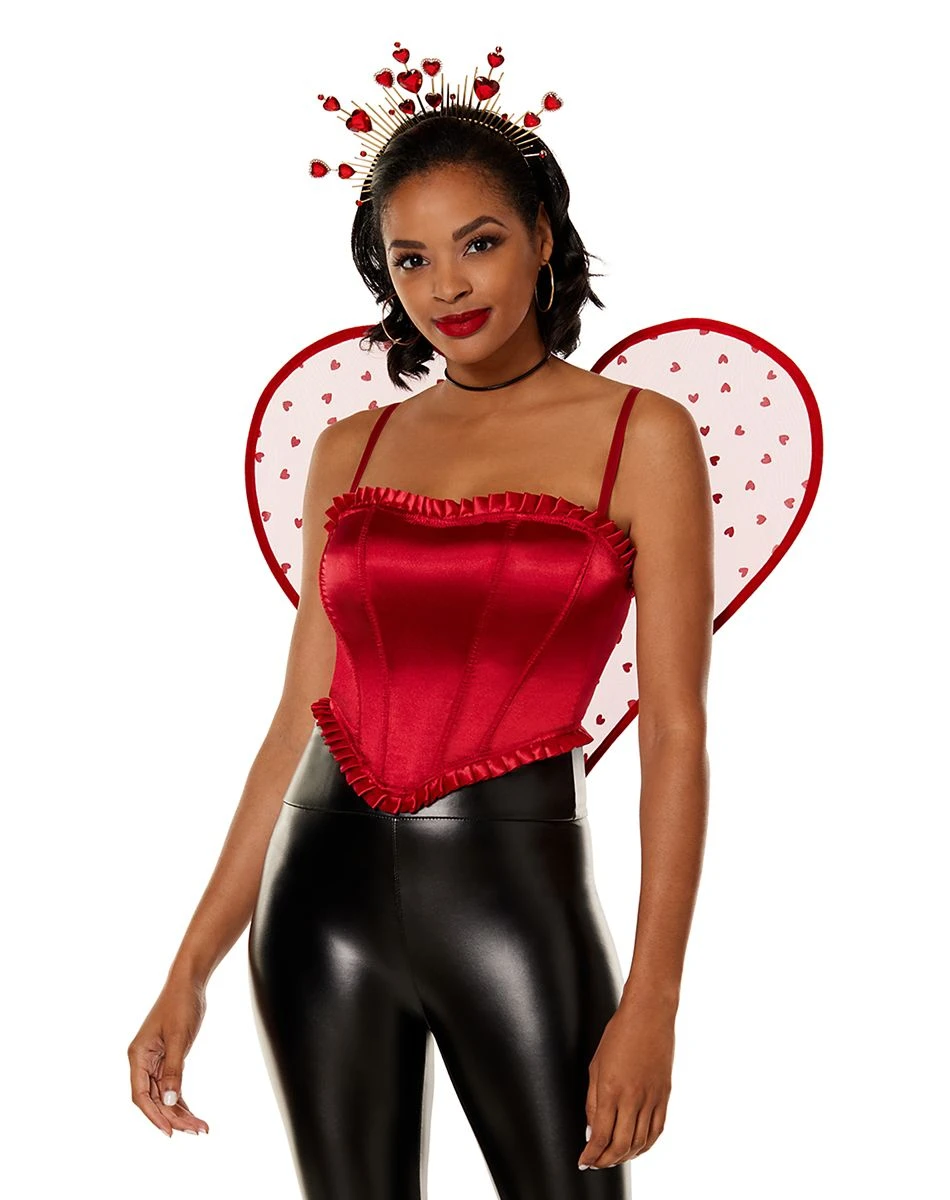 Spirit Halloween Adult Cupid Corset 1 Spirit Halloween Adult Cupid Corset