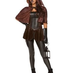 Spirit Halloween Adult Hooded Plague Doctor Costume