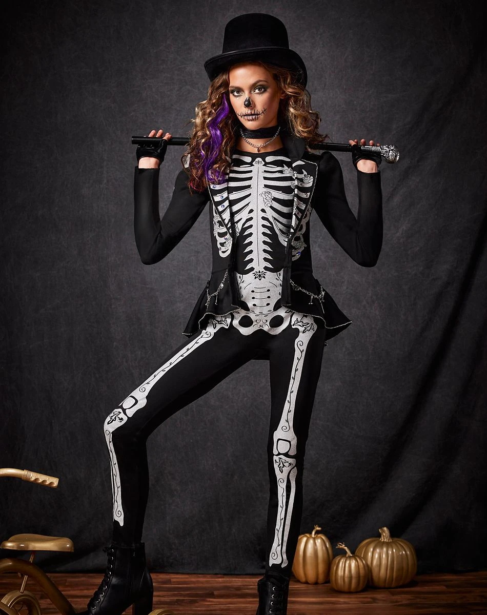 Spirit Halloween Kids Skeleton Suit Costume - The Signature Collection 1 Spirit Halloween Kids Skeleton Suit Costume - The Signature Collection