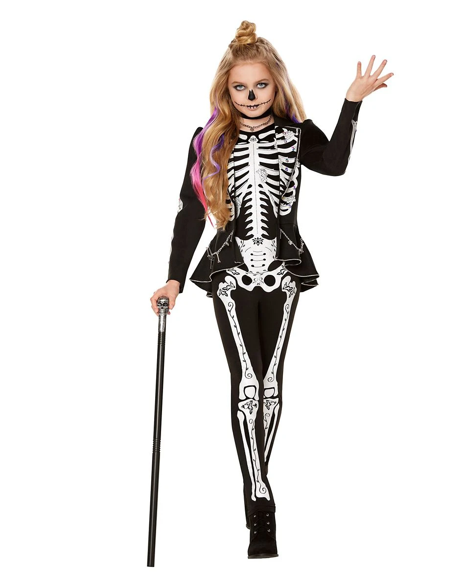Spirit Halloween Kids Skeleton Suit Costume - The Signature Collection 2 Spirit Halloween Kids Skeleton Suit Costume - The Signature Collection - Image 2