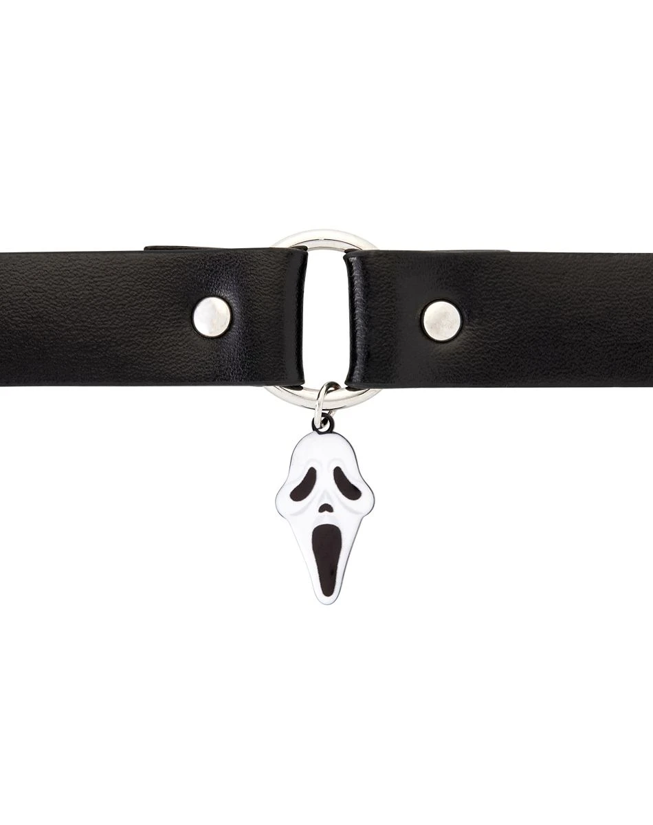 Spirit Halloween Ghost Face ® Choker Necklace 2 Spirit Halloween Ghost Face ® Choker Necklace - Image 2