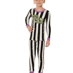 Spirit Halloween Kids Beetlejuice Pajama Set