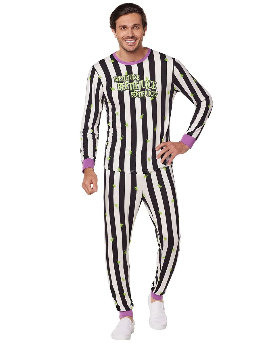 Spirit Halloween Beetlejuice Pajama Set 1 Spirit Halloween Beetlejuice Pajama Set