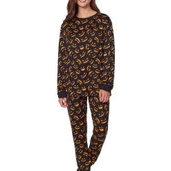 Spirit Halloween Jack-O'-Lantern Pajama Set -Cheap Trick Or Treat Hub Store 01578467 c