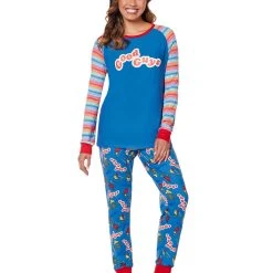Spirit Halloween Good Guys Chucky Pajama Set -Cheap Trick Or Treat Hub Store 01578996 c