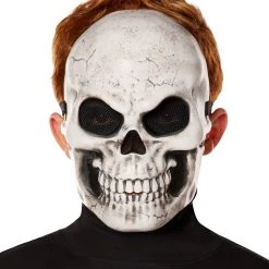 Spirit Halloween Kids Sinister Skeleton Half Mask