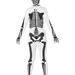 Spirit Halloween Black and White Skeleton Skin Suit Costume 5 Spirit Halloween Black and White Skeleton Skin Suit Costume -Cheap Trick Or Treat Hub Store 01580539 c