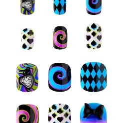 Spirit Halloween Kids Alice Press On Nails