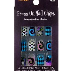 Spirit Halloween Kids Alice Press On Nails -Cheap Trick Or Treat Hub Store 01580612 c