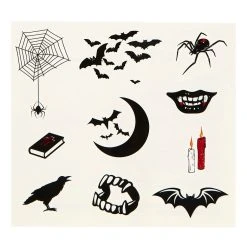 Spirit Halloween Vampire Temporary Tattoos 6 Spirit Halloween Vampire Temporary Tattoos -Cheap Trick Or Treat Hub Store 01580661 c
