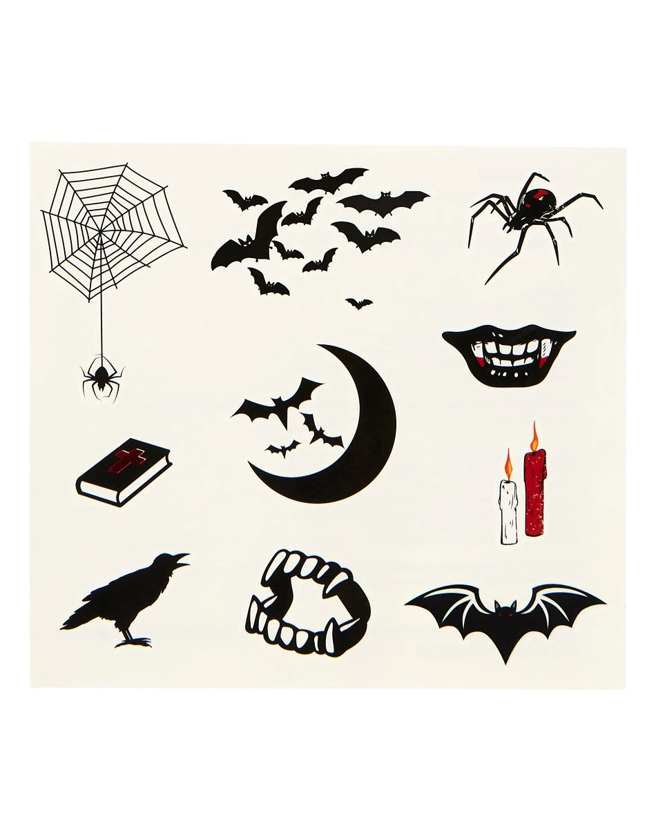 Spirit Halloween Vampire Temporary Tattoos 3 Spirit Halloween Vampire Temporary Tattoos - Image 3