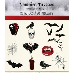 Spirit Halloween Vampire Temporary Tattoos 7 Spirit Halloween Vampire Temporary Tattoos -Cheap Trick Or Treat Hub Store 01580661 d