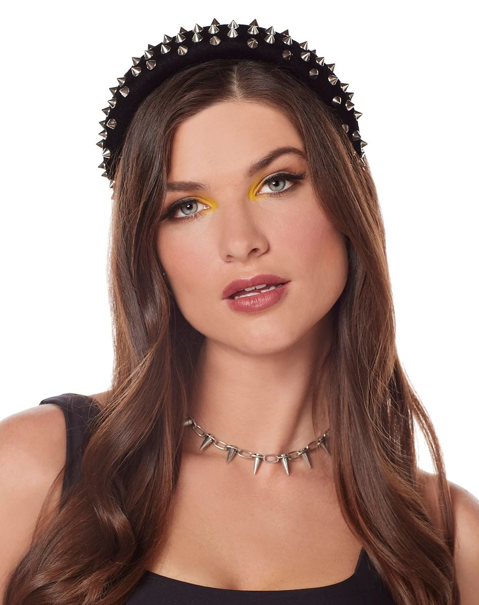 Spirit Halloween Kids Studded Black Headband 1 Spirit Halloween Kids Studded Black Headband