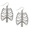 Spirit Halloween Skeleton Rib Cage Earrings
