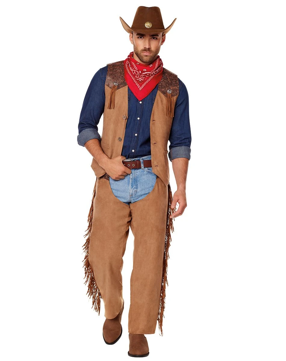 Spirit Halloween Adult Western Cowboy Chaps 1 Spirit Halloween Adult Western Cowboy Chaps
