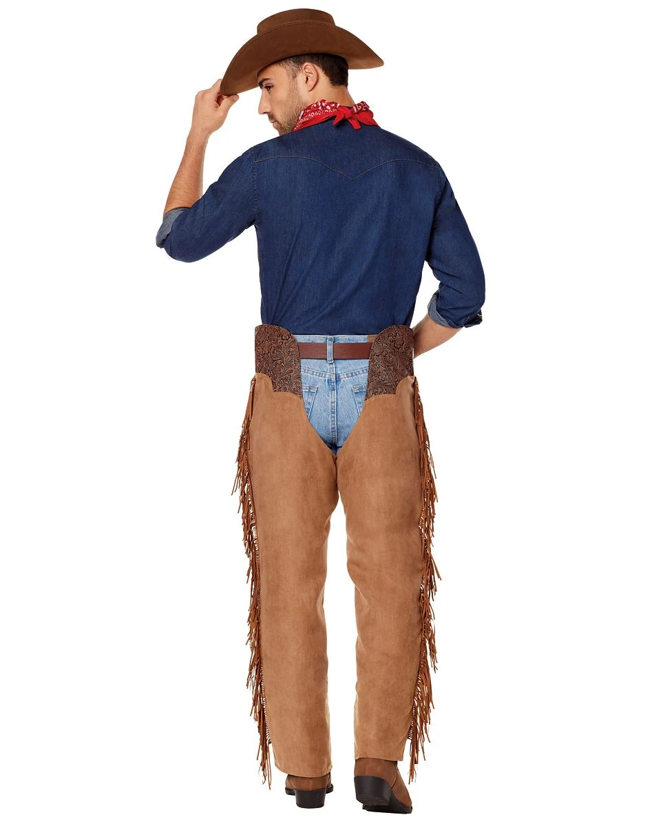 Spirit Halloween Adult Western Cowboy Chaps 2 Spirit Halloween Adult Western Cowboy Chaps - Image 2