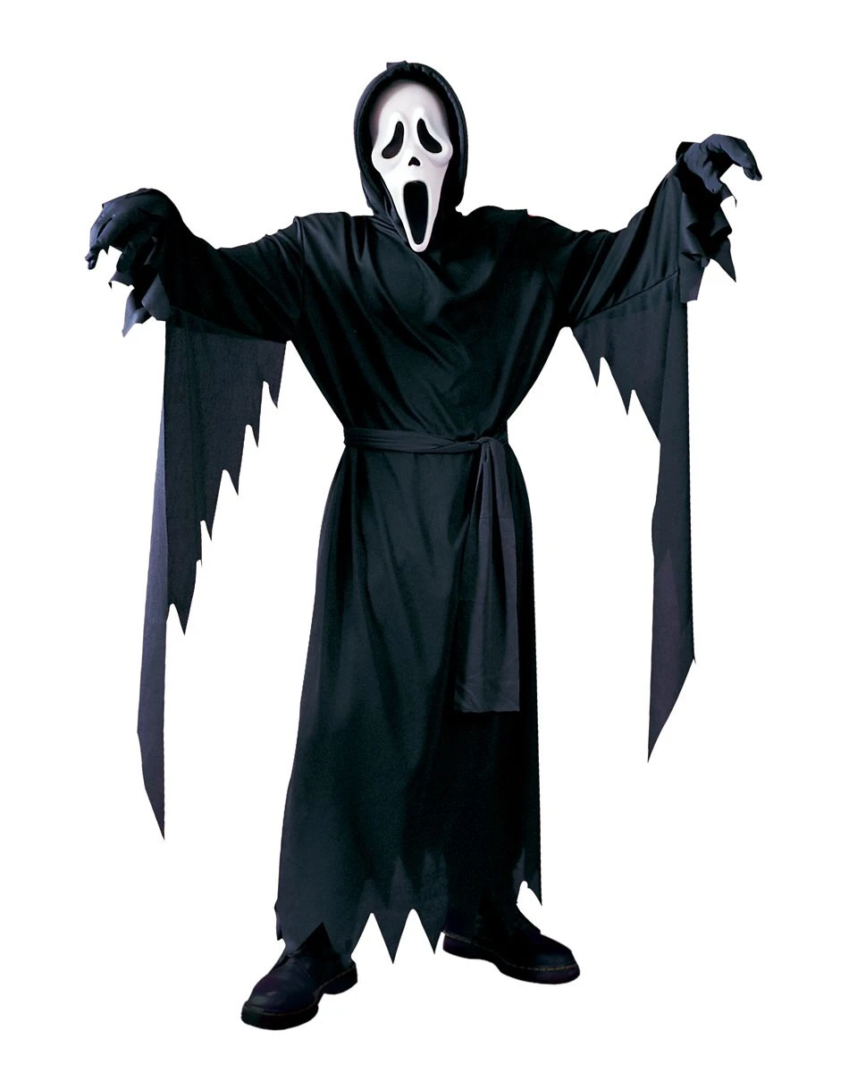 Spirit Halloween Kids Glow in the Dark Ghost Face ® Costume 1 Spirit Halloween Kids Glow in the Dark Ghost Face ® Costume