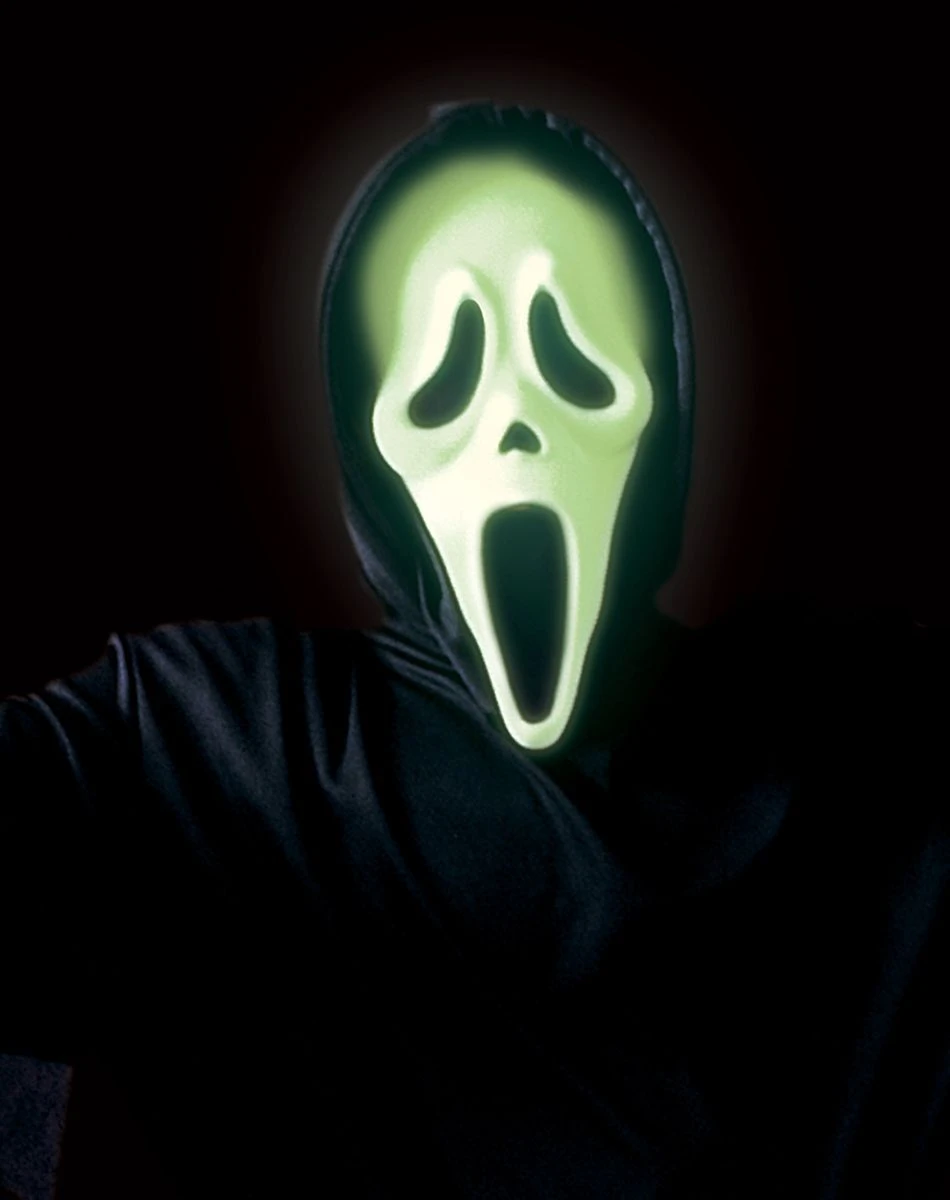 Spirit Halloween Kids Glow in the Dark Ghost Face ® Costume 2 Spirit Halloween Kids Glow in the Dark Ghost Face ® Costume - Image 2