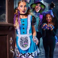 Spirit Halloween Kids Dark Alice Dress Costume -Cheap Trick Or Treat Hub Store 01584101 c